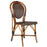 Brown & Cream Mediterranean Bistro Chair (H)