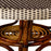 Brown & Cream Mediterranean Bistro Table (4 Seater)