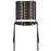 Brown & Turquoise Woven Artisan Metal Chair