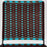 Brown & Turquoise Woven Artisan Metal Chair