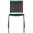 Brown & Turquoise Woven Artisan Metal Chair