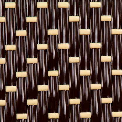 Brown, Cream, Pink & Gold Mediterranean Bistro Square Back Stripe Chair