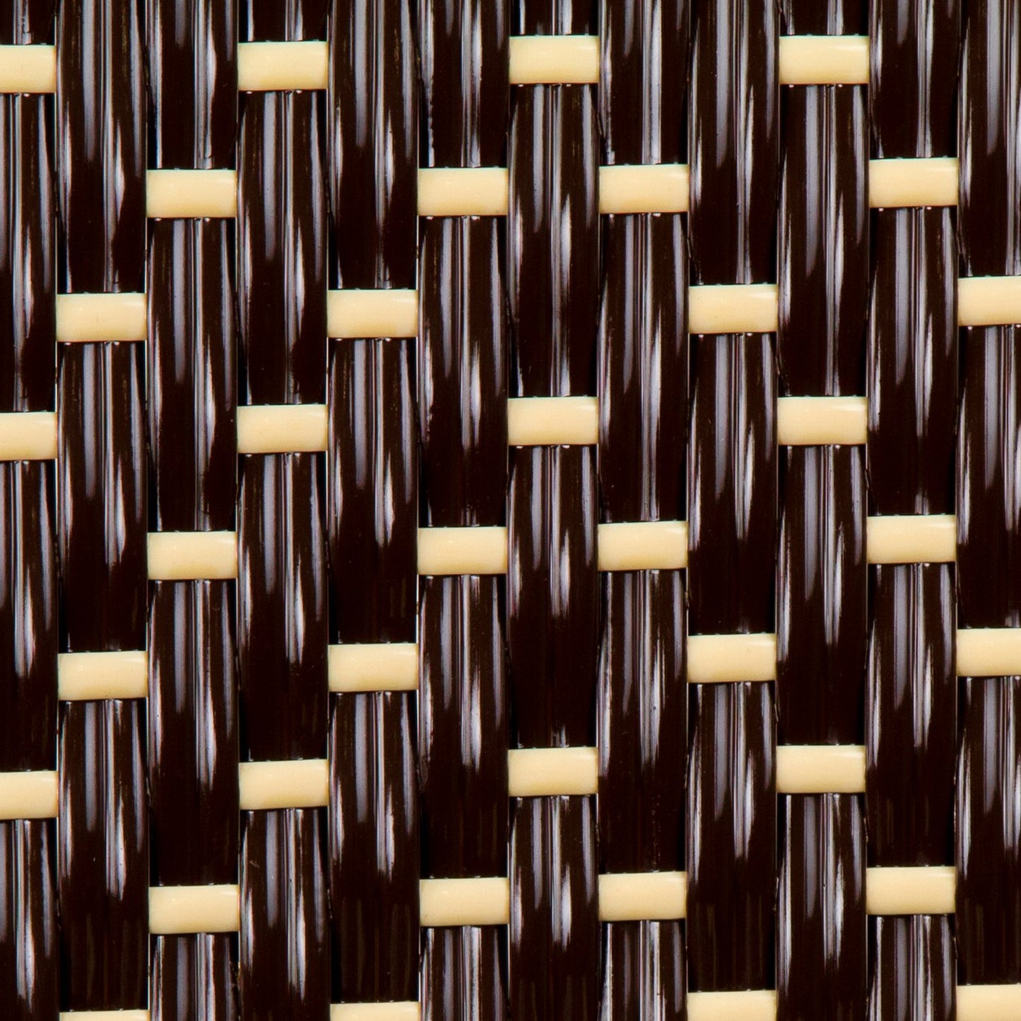 Brown, Cream, Red & Gold Mediterranean Bistro Square Back Stripe Chair