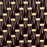 Brown, Cream, Red & Gold Mediterranean Bistro Square Back Stripe Chair