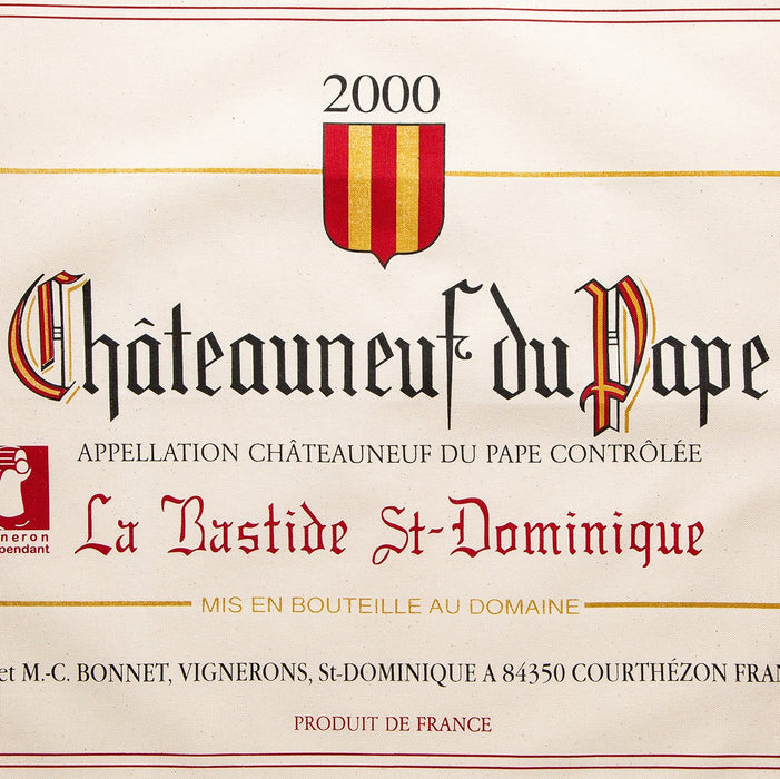 Chateauneuf Du Pape 100% Cotton Tea Towel
