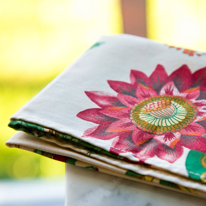 Classic Floral 100% Cotton Napkin