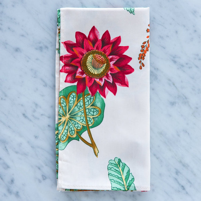 Classic Floral 100% Cotton Napkin