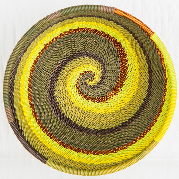 Colorful Telephone-Wire Weave Bowls (Small)