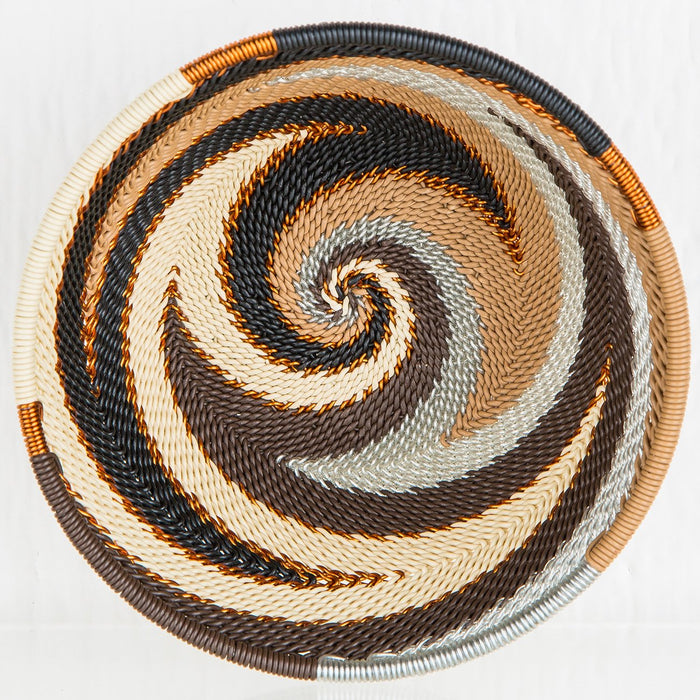 Colorful Telephone-Wire Weave Bowls (Small)