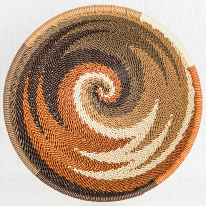 Colorful Telephone-Wire Weave Bowls (Small)
