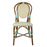 Cream & Azure Mediterranean Bistro Chair (V)