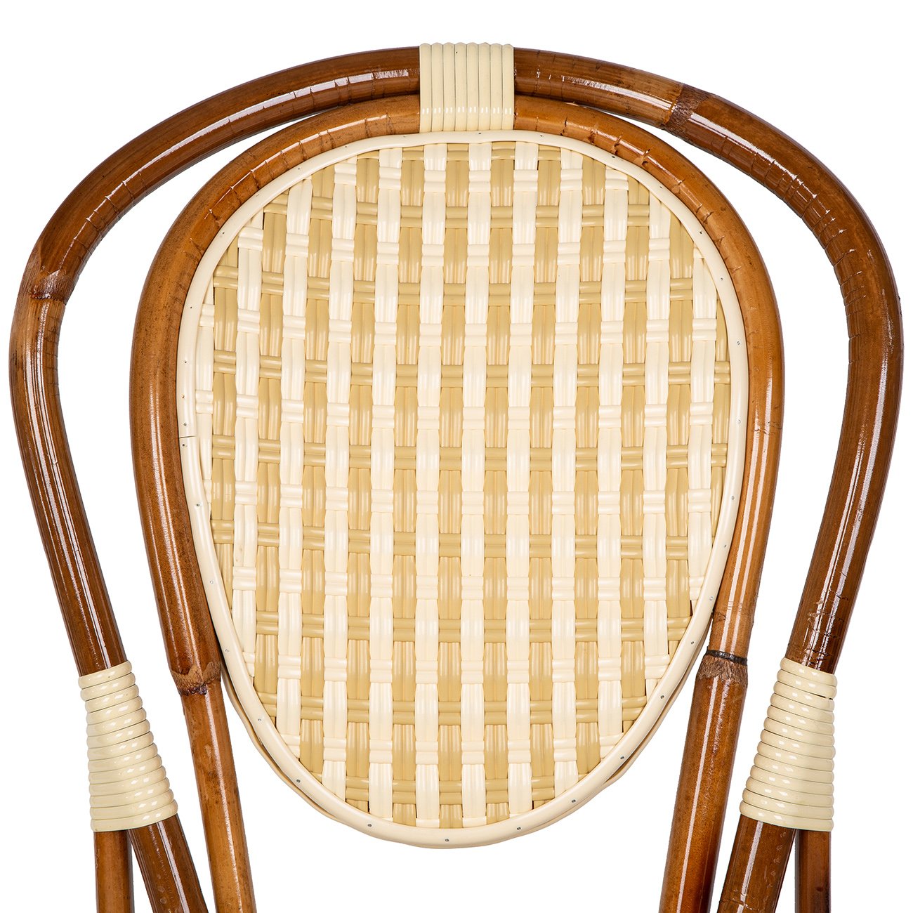 Cream and Beige Mediterranean Bistro Chair (DV)