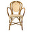 Cream & White Mediterranean Bistro Armchair (L)