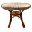 Cream, Brown & White Mediterranean Bistro Table (4 Seater)