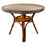 Cream, Brown & White Mediterranean Bistro Table (4 Seater)