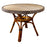 Cream, Brown & White Mediterranean Bistro Table (4 Seater)