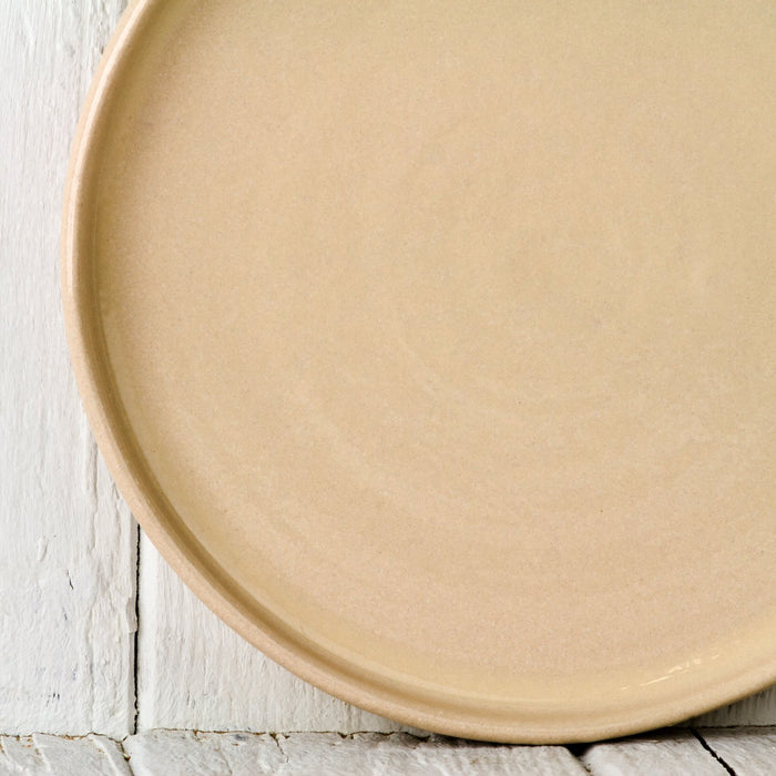 Cream Ceramic Salad Plate