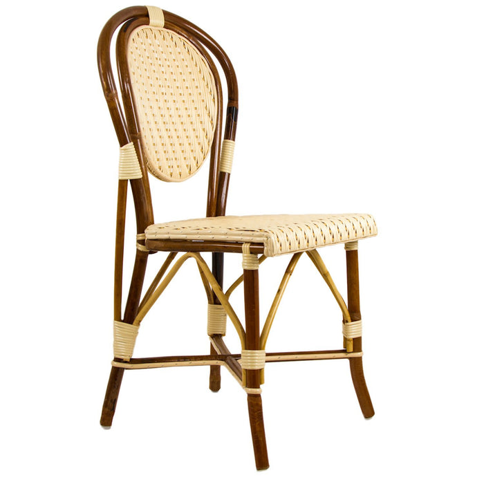 Cream Mediterranean Bistro Chair (D)