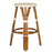 Ivory Counter Height Mediterranean Bistro Bar Stool (26" h) (E)