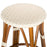 Ivory Counter Height Mediterranean Bistro Bar Stool (26" h) (E)