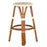 Cream Counter Height Mediterranean Bistro Bar Stool (26" h) (L)
