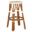 Cream Counter Height Mediterranean Bistro Bar Stool (26" h) (L)