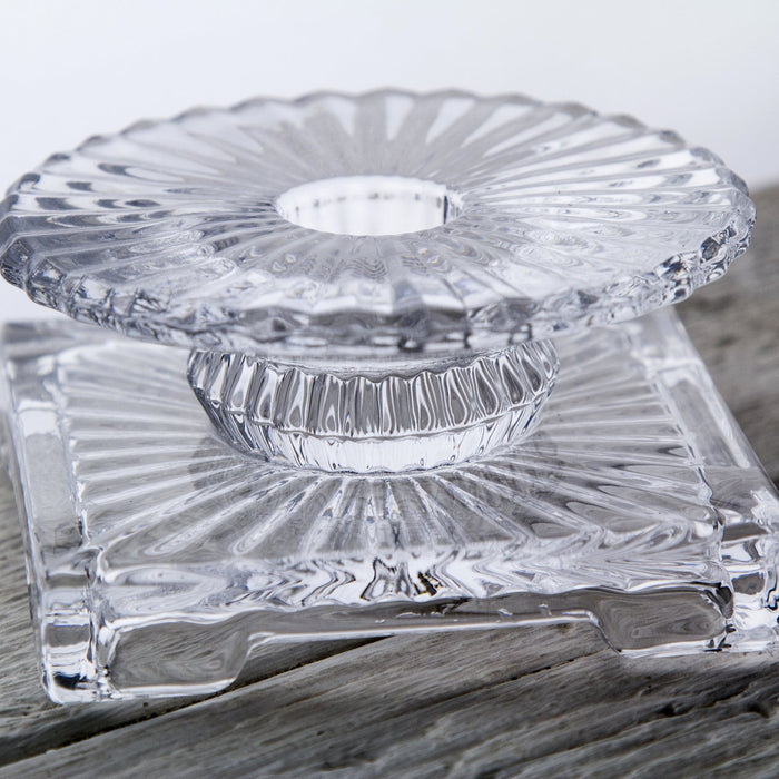 Crystal Clear Square Candlestick