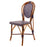 Dark Blue and White Mediterranean Bistro Chair (10-gros)