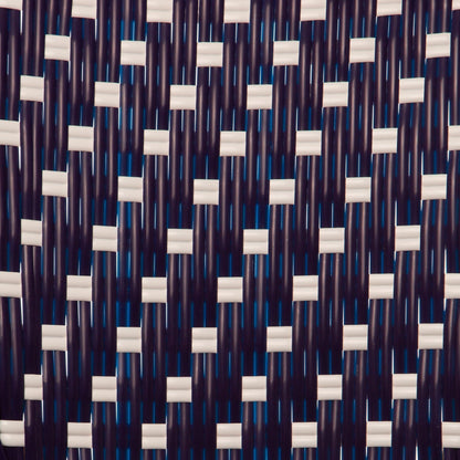 Dark Blue and White Mediterranean Bistro Chair (10-gros)