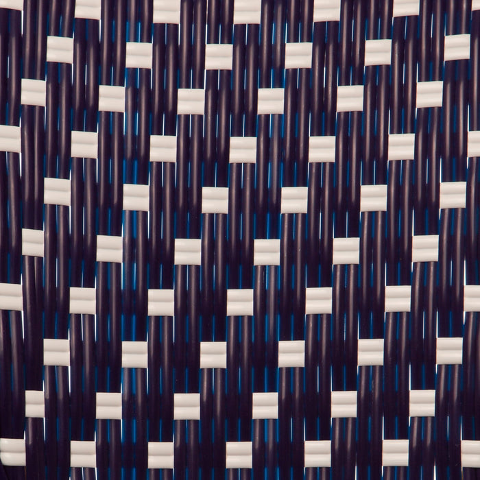 Dark Blue and White Mediterranean Bistro Chair (10-gros)