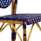 Blue & White Mediterranean Bistro Chair (M)
