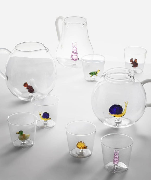 Ichendorf Milano Snail Animal Farm Glass Handmade Tumbler