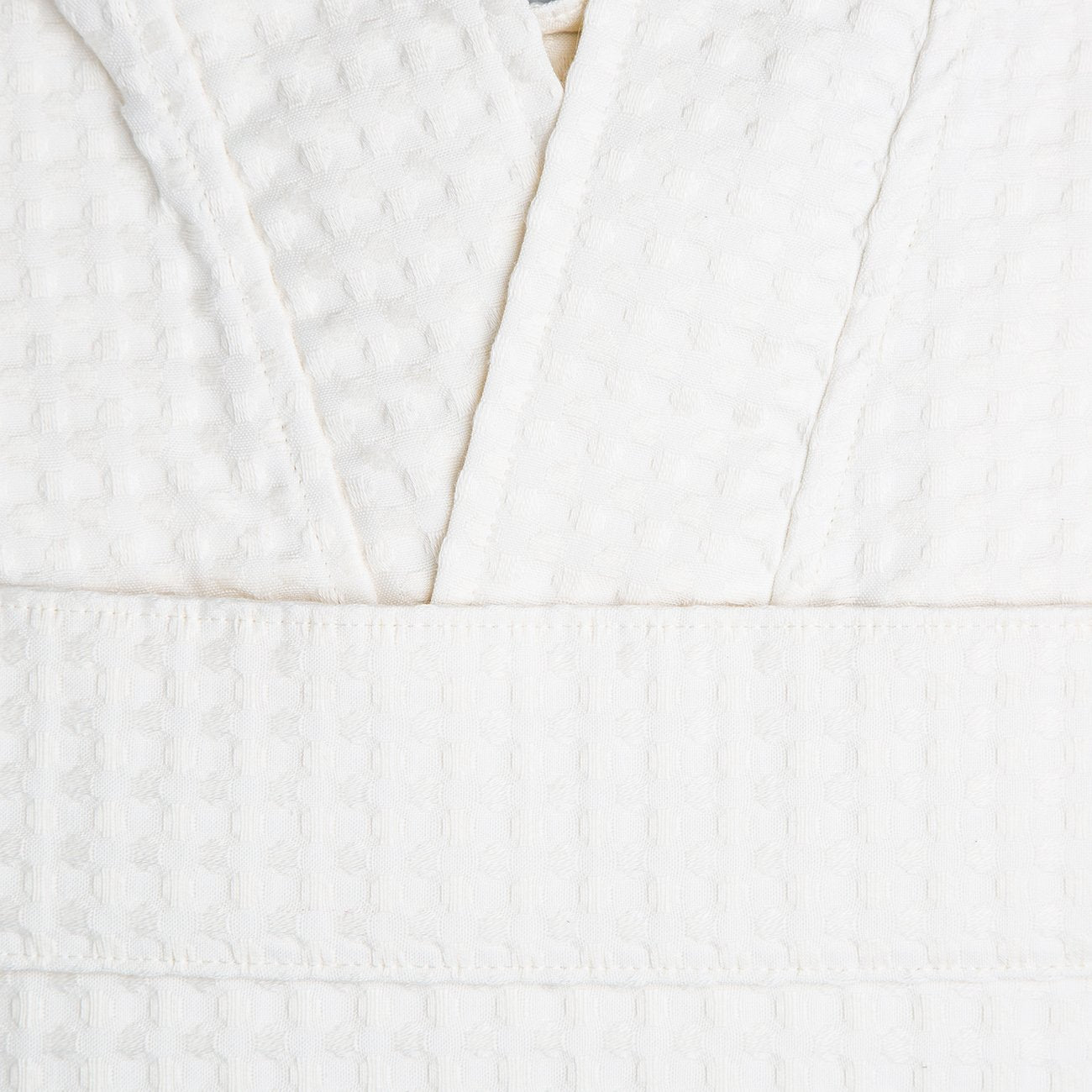 Medium Cream Cotton Kimono Robe
