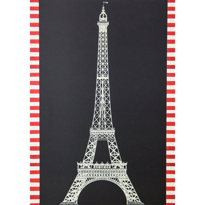 Eiffel Tower Postcard - Art Deco