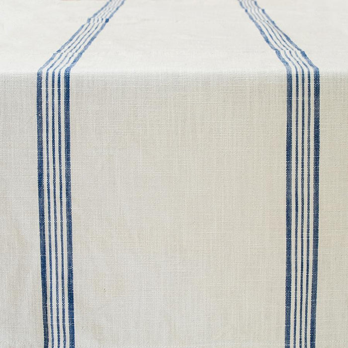 French Striped Cotton Table Runner