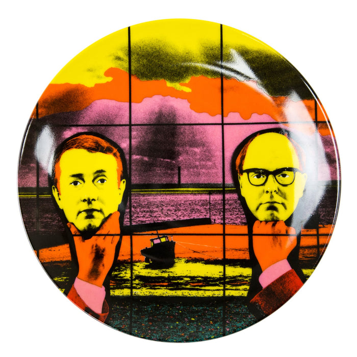 Gilbert & George "Light Headed" Porcelain Plate (8.23"⌀)