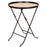 Gold Mirror Side Table 