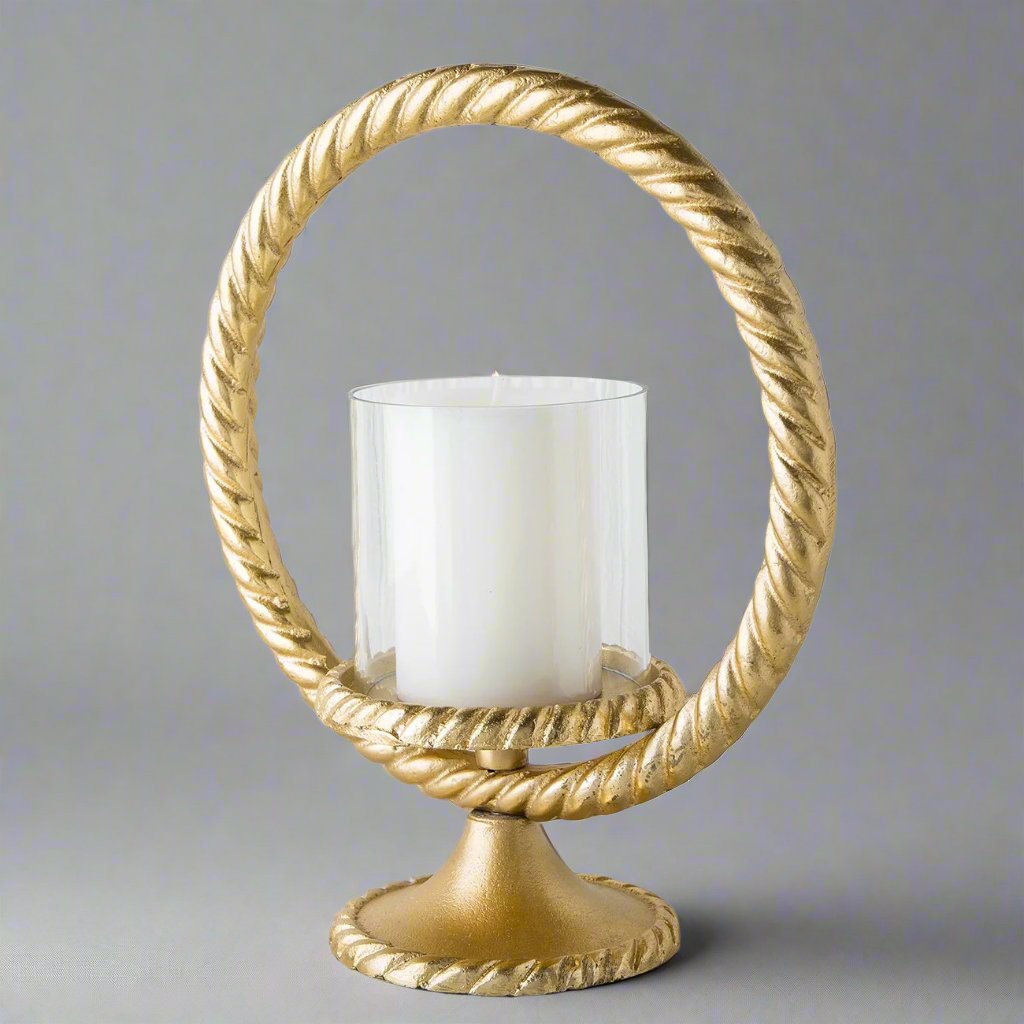 Golden Arch Candle Holder