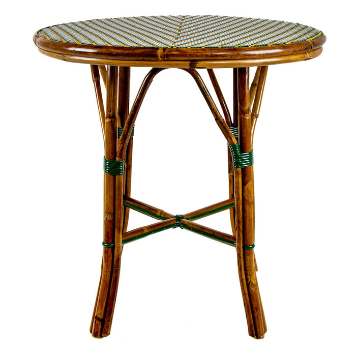 Green & Orange Mediterranean Bistro Table (2 Seater)