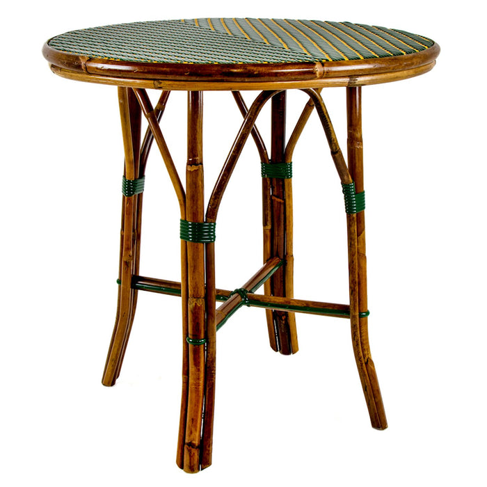Green & Orange Mediterranean Bistro Table (2 Seater)