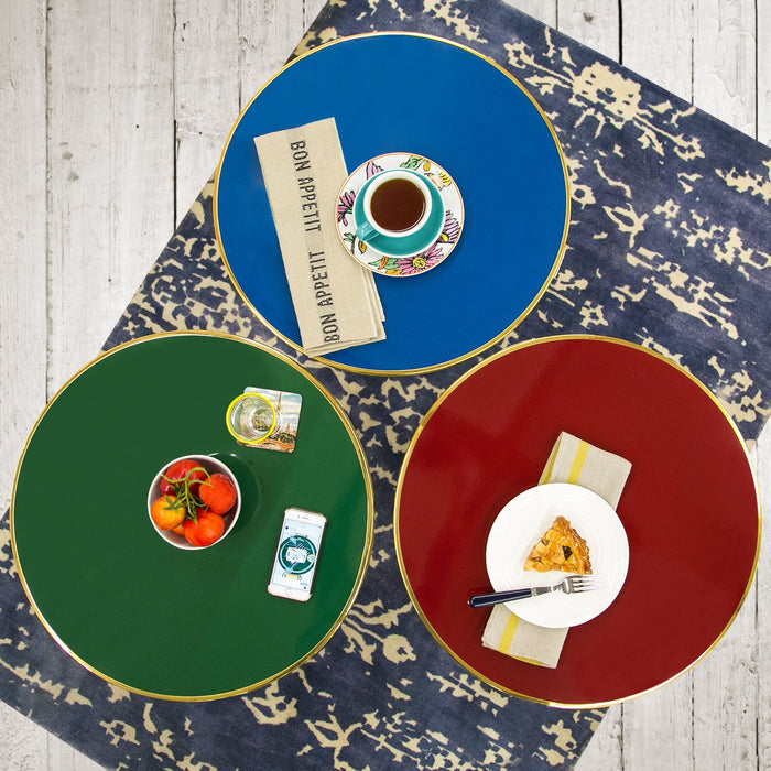 Green Enamel Bistro Table
