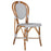 Grey & Azure Mediterranean Bistro Chair (L)