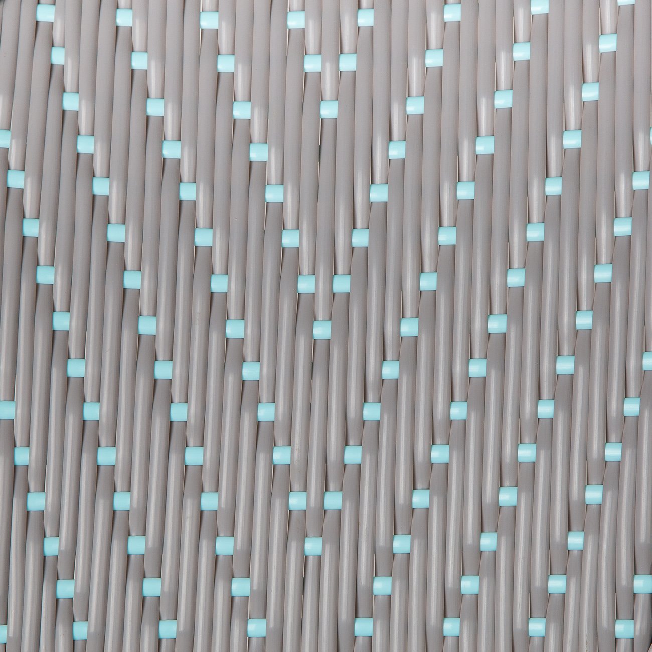 Grey & Azure Mediterranean Bistro Chair (L)