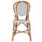 Grey & Azure Mediterranean Bistro Chair (L)