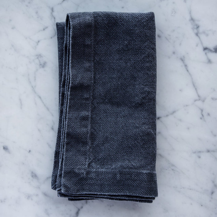 Grey Crisp & Heavy Weight Pure 100% Linen Audimas Napkin (20") 