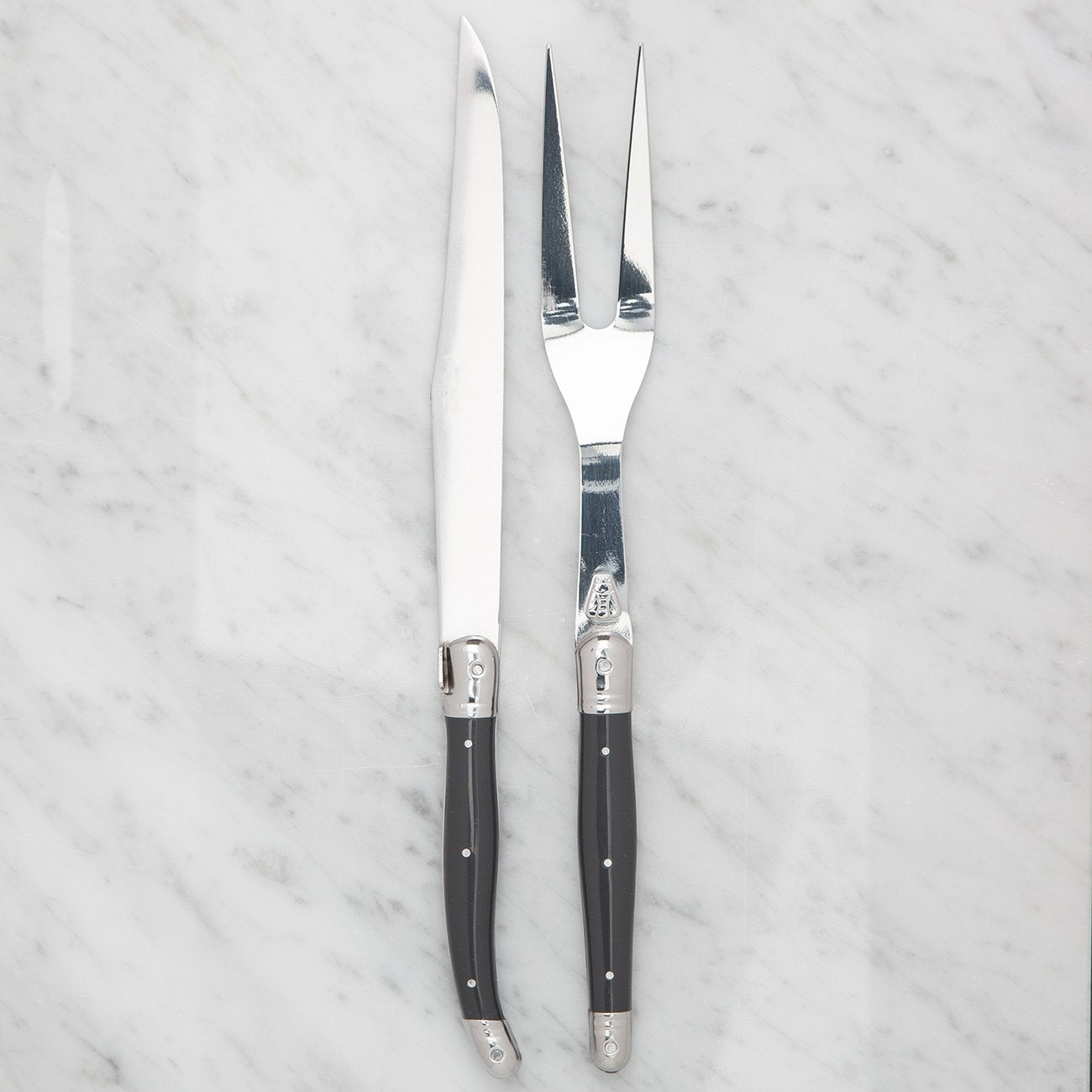 Grey Laguiole Carving Set