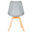 Grey Scandinavian Tulip Chair