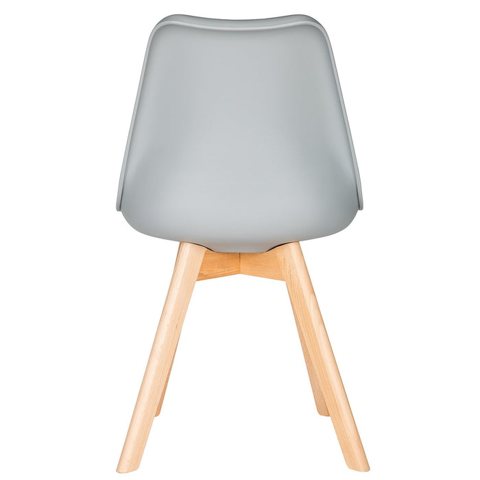 Grey Scandinavian Tulip Chair