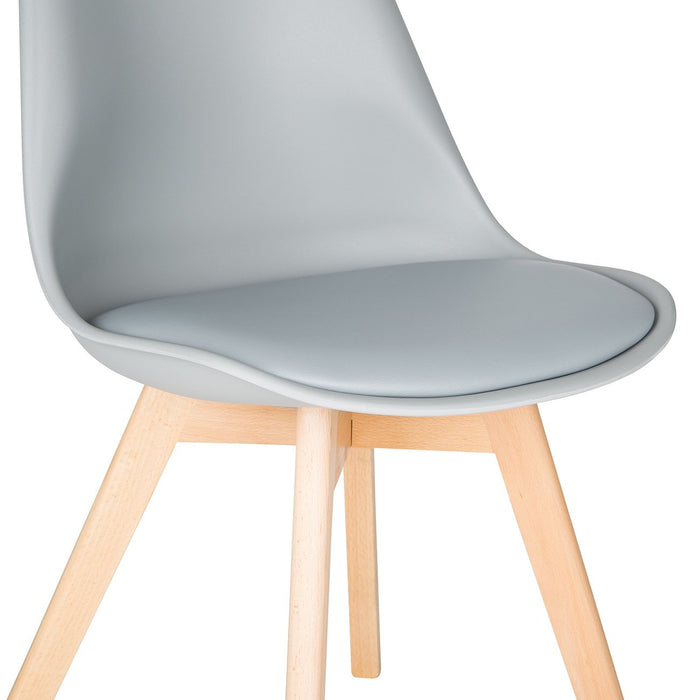 Grey Scandinavian Tulip Chair
