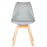 Grey Scandinavian Tulip Chair
